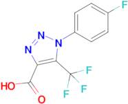 1-(4-Fluorophenyl)-5-(trifluoromethyl)-1h-1,2,3-triazole-4-carboxylic acid