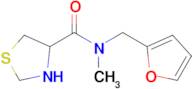 n-(Furan-2-ylmethyl)-n-methyl-1,3-thiazolidine-4-carboxamide