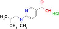 6-[methyl(2-methylpropyl)amino]pyridine-3-carboxylic acid hydrochloride