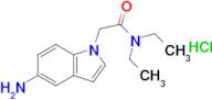 2-(5-Amino-1h-indol-1-yl)-n,n-diethylacetamide hydrochloride