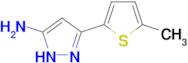 3-(5-Methylthiophen-2-yl)-1h-pyrazol-5-amine