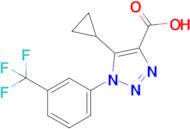 5-Cyclopropyl-1-[3-(trifluoromethyl)phenyl]-1h-1,2,3-triazole-4-carboxylic acid