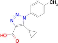 5-Cyclopropyl-1-(4-methylphenyl)-1h-1,2,3-triazole-4-carboxylic acid