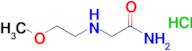 2-[(2-methoxyethyl)amino]acetamide hydrochloride