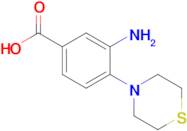 3-Amino-4-(thiomorpholin-4-yl)benzoic acid