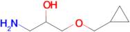 1-Amino-3-(cyclopropylmethoxy)propan-2-ol