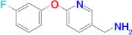 [6-(3-fluorophenoxy)pyridin-3-yl]methanamine