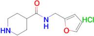 n-(Furan-2-ylmethyl)piperidine-4-carboxamide hydrochloride