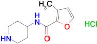 3-Methyl-n-(piperidin-4-yl)furan-2-carboxamide hydrochloride