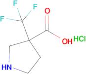 3-(Trifluoromethyl)pyrrolidine-3-carboxylic acid hydrochloride