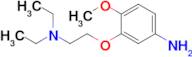 3-[2-(diethylamino)ethoxy]-4-methoxyaniline