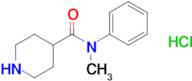 n-Methyl-n-phenylpiperidine-4-carboxamide hydrochloride