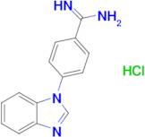 4-(1h-1,3-Benzodiazol-1-yl)benzene-1-carboximidamide hydrochloride