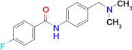 n-{4-[(dimethylamino)methyl]phenyl}-4-fluorobenzamide