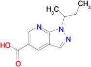 1-(Butan-2-yl)-1h-pyrazolo[3,4-b]pyridine-5-carboxylic acid