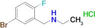 [(5-bromo-2-fluorophenyl)methyl](ethyl)amine hydrochloride