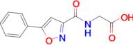 2-[(5-phenyl-1,2-oxazol-3-yl)formamido]acetic acid