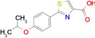 2-[4-(propan-2-yloxy)phenyl]-1,3-thiazole-4-carboxylic acid