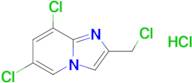 6,8-Dichloro-2-(chloromethyl)imidazo[1,2-a]pyridine hydrochloride