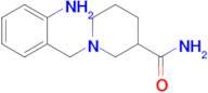 1-[(2-aminophenyl)methyl]piperidine-3-carboxamide