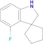 4'-Fluoro-1',2'-dihydrospiro[cyclopentane-1,3'-indole]