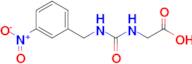 2-({[(3-nitrophenyl)methyl]carbamoyl}amino)acetic acid