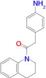 2-(4-Aminophenyl)-1-(1,2,3,4-tetrahydroquinolin-1-yl)ethan-1-one