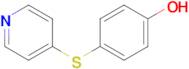 4-(Pyridin-4-ylsulfanyl)phenol