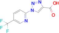 1-[5-(trifluoromethyl)pyridin-2-yl]-1h-1,2,3-triazole-4-carboxylic acid