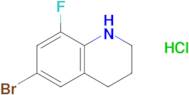 6-Bromo-8-fluoro-1,2,3,4-tetrahydroquinoline hydrochloride