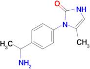 1-[4-(1-aminoethyl)phenyl]-5-methyl-2,3-dihydro-1h-imidazol-2-one