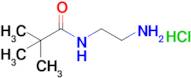 n-(2-Aminoethyl)-2,2-dimethylpropanamide hydrochloride