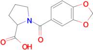 1-(1,3-Dioxaindane-5-carbonyl)pyrrolidine-2-carboxylic acid