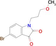 5-Bromo-1-(3-methoxypropyl)-2,3-dihydro-1h-indole-2,3-dione