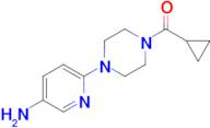 6-(4-Cyclopropanecarbonylpiperazin-1-yl)pyridin-3-amine