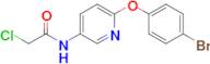 n-[6-(4-bromophenoxy)pyridin-3-yl]-2-chloroacetamide