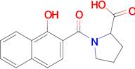 1-(1-Hydroxynaphthalene-2-carbonyl)pyrrolidine-2-carboxylic acid