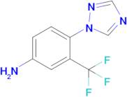 4-(1h-1,2,4-Triazol-1-yl)-3-(trifluoromethyl)aniline