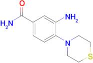 3-Amino-4-(thiomorpholin-4-yl)benzamide