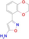 3-(2,3-dihydro-1,4-benzodioxin-5-yl)-1,2-oxazol-5-amine