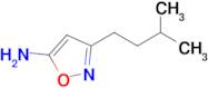 3-(3-Methylbutyl)-1,2-oxazol-5-amine