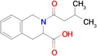 2-(3-Methylbutanoyl)-1,2,3,4-tetrahydroisoquinoline-3-carboxylic acid