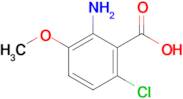 2-Amino-6-chloro-3-methoxybenzoic acid