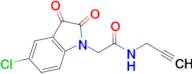 2-(5-Chloro-2,3-dioxo-2,3-dihydro-1h-indol-1-yl)-n-(prop-2-yn-1-yl)acetamide