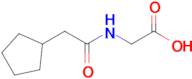 2-(2-Cyclopentylacetamido)acetic acid