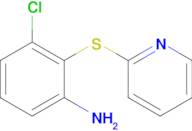 3-Chloro-2-(2-pyridinylthio)benzenamine