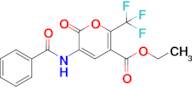 Ethyl 3-benzamido-2-oxo-6-(trifluoromethyl)-2h-pyran-5-carboxylate