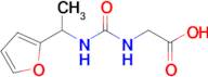 2-(([1-(furan-2-yl)ethyl]carbamoyl)amino)acetic acid