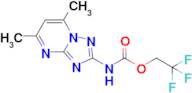 2,2,2-Trifluoroethyl n-{5,7-dimethyl-[1,2,4]triazolo[1,5-a]pyrimidin-2-yl}carbamate