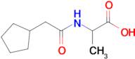 2-(2-Cyclopentylacetamido)propanoic acid